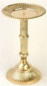 Solid Brass Pillar Candleholder #366