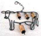 Cow wind chime