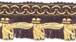 Tassel Fringe #R175 Brown
