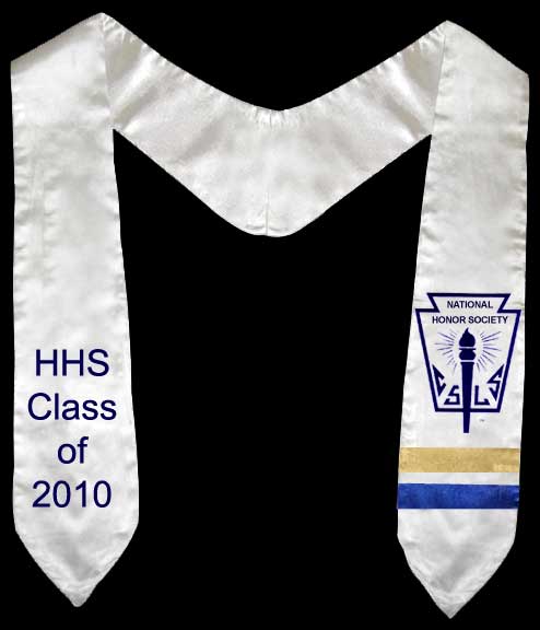 Graduation Stoles - 100% Polyester Satin Fabric