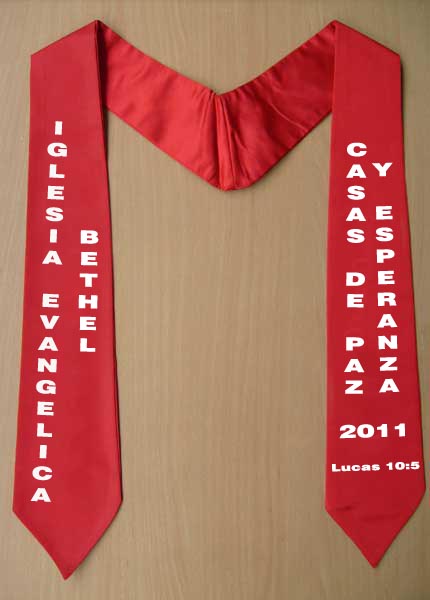 Graduation Stoles - 100% Polyester Satin Fabric