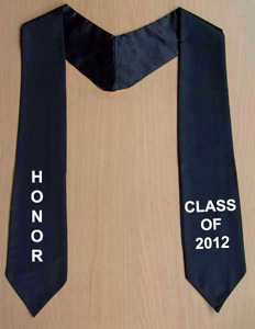 Graduation Stole - Click here for view details