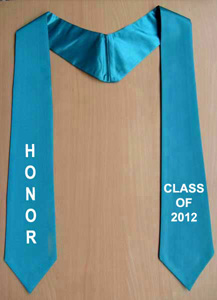 Graduation Stole - Click here for view details