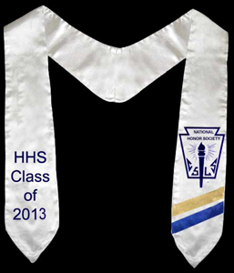 Graduation Stoles - 100% Polyester Satin Fabric