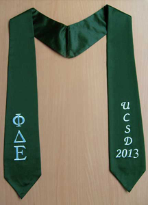 Graduation Stoles - 100% Polyester Satin Fabric