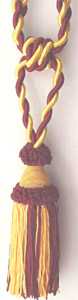 Tieback 6" Tassel, 34" Spread