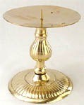 Solid Brass Pillar Candleholder