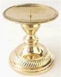 Solid Brass Pillar Candleholder