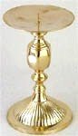 Solid Brass Pillar Candleholder