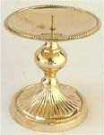 Solid Brass Pillar Candleholder