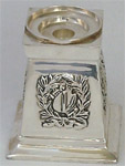 Solid Brass Pillar Candleholder #435