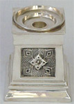 Solid Brass Pillar Candleholder #442