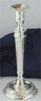 Silver Candleholder 14" H