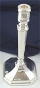 Silver Candleholder 12.2" H