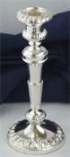 Silver Candleholder 10.5" H