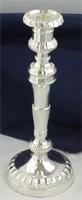 Silver Candleholder 12.5" H