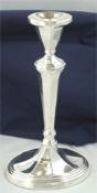 Silver Candleholder (MED) 10" H