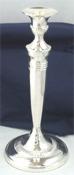 Silver Candleholder 11" H