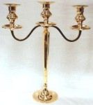 Candelabra Three Light 19" H