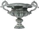 Grecian Vase in Slate Finish 10.5" H