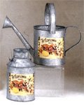 Galvanized Watering Cans and Buckets