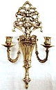Brass Sconce Embossed