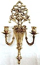 Brass Sconce Embossed
