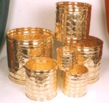 Brass Planter Set of 6