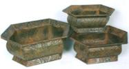 Iron Planter Set/3 Antique Finish