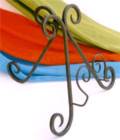 Wrought Iron Easel Stand (Matt Black) #227
