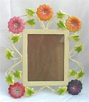 Floral Mirror Frame