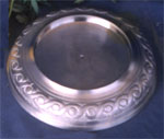 Silver Pillar Candleholder