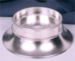 Silver Pillar Candleholder