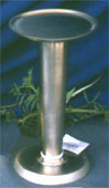 Silver Pillar Candleholder