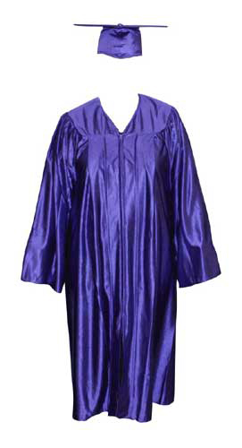 Graduation Cap, Gown and Tassel with Year Tag