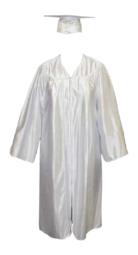 Graduation Cap, Gown and Tassel with Year Tag