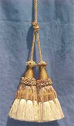 Chairties - Multi colored chairties with tassels