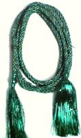 Christmas Green Metallic Garland 9' L