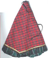 50" Dia Red/Green Plaid Tree Skirt