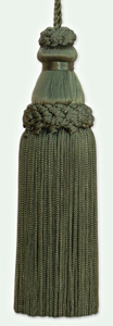 Rayon Moss French Braided tassel