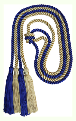 Honor Cord -WHITE AND WHITE honor cords