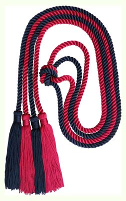 Honor Cord -WHITE AND WHITE honor cords