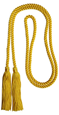 Honor Cord -YELLOW GOLD COLOR