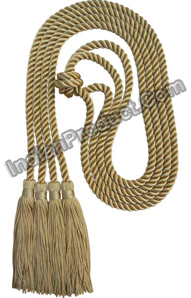 Honor Cord - Light Gold AND Light Gold  honor cords
