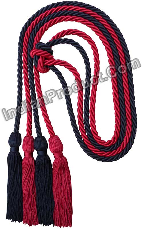 Honor Cord - DARK RED AND BLACK COLOR honor cords