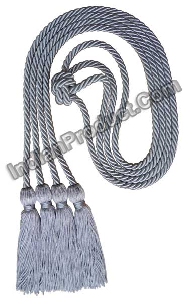 Honor Cord - SILVER AND SILVER  honor cords