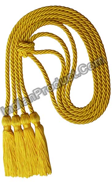 Honor Cord - YELLOW GOLD AND YELLOW GOLD  honor cords