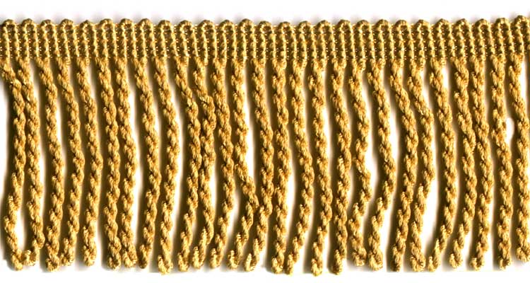 Flag Gold 2 Chainette Fringe, Wholesale Trim