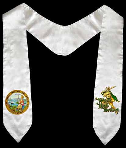 Graduation Stoles - 100% Polyester Satin Fabric