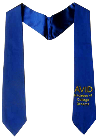 Graduation Stole With
One Side Embroidery Graduation Stole